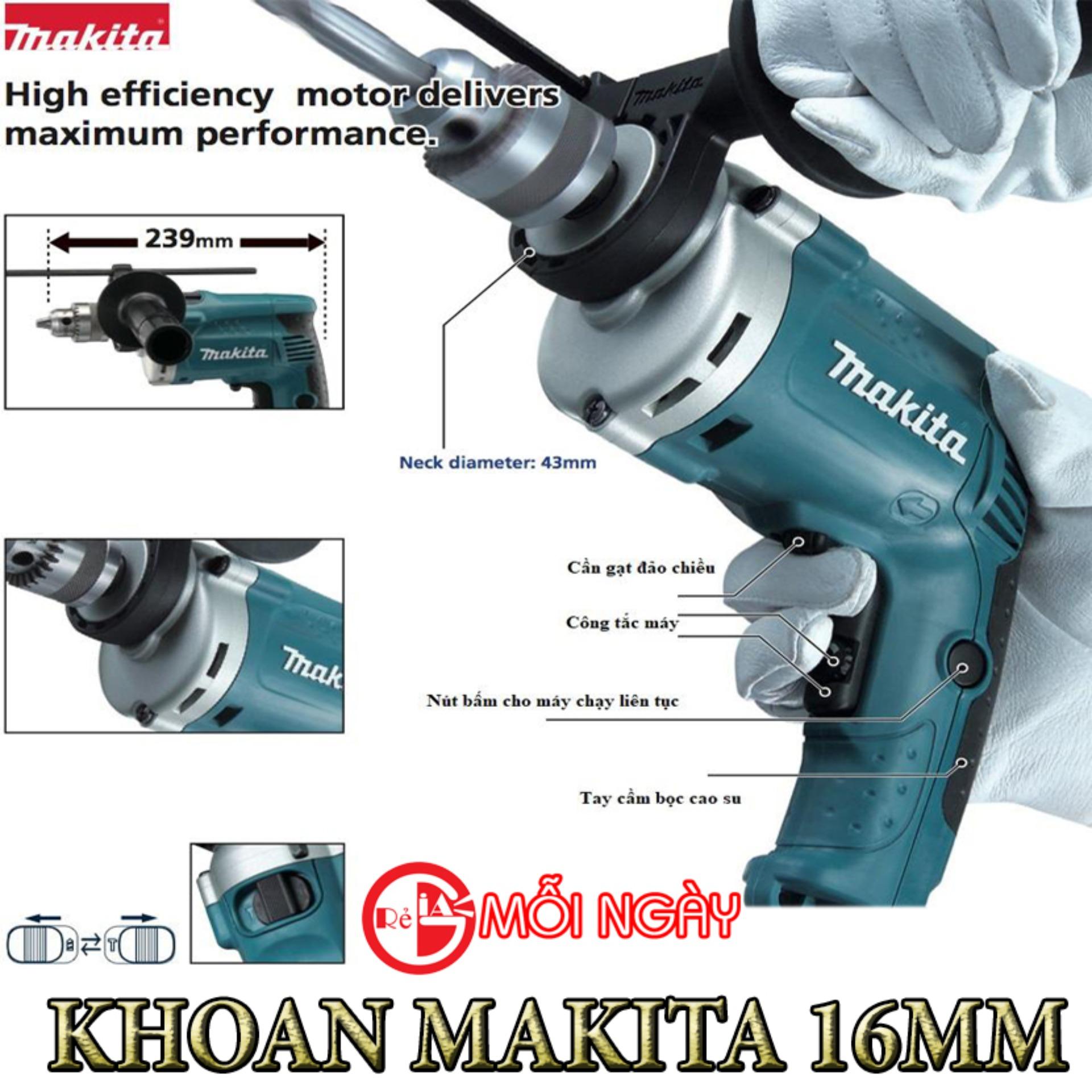 [HCM]Khoan bê tông công suất lớn - máy khoan 220v mua ngay Máy Khoan Tường Bê Tông 16Mm Bắt Vít Khoan Gỗ Khoan Sắt... Hàng Cao CấpHoạt Động Cực Khỏe Công Suất 710W/Giờ.bảo hành 1 đổi 1
