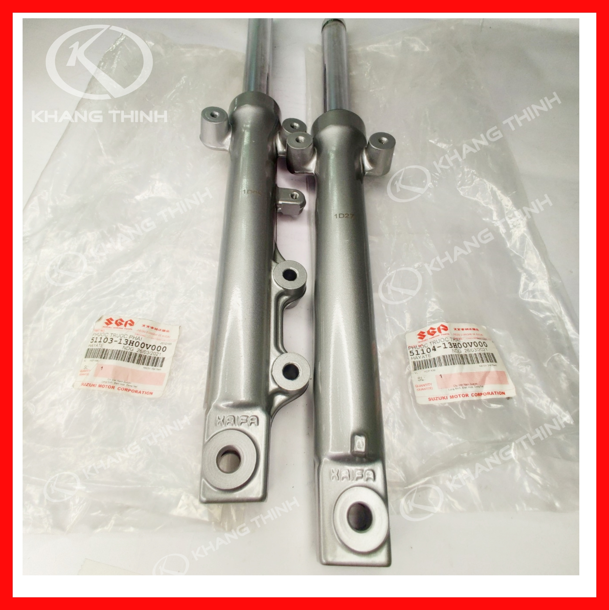 Phuộc trước suzuki hayate sc , x-bike - hàng chính hãng