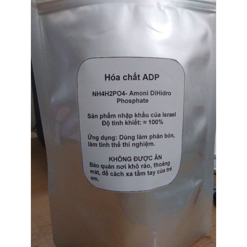 500 gam ADP NH4H2PO4 làm tinh thể (hàng nhập khẩu độ tinh khiết cao) Amoni Dihydro Phosphat