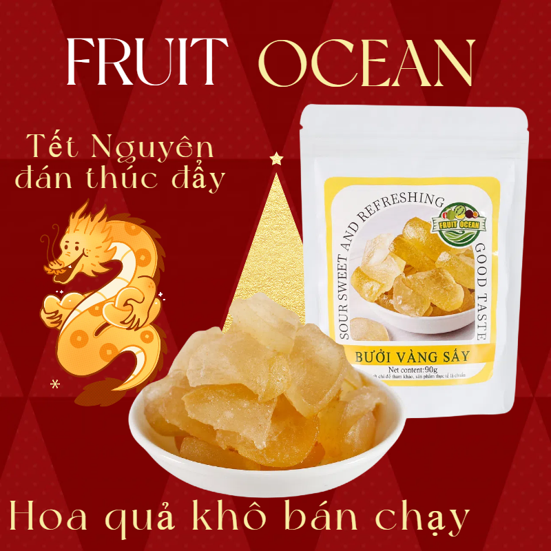 Siêu giảm giá Bưởi vàng sấy muối Bưởi sấy  Mùi vị bưởi Trái cây sấy khô Mứt trái cây. Đồ ăn nhẹ chua ngọt tốt cho sức khỏe Để thúc đẩy tiêu hóa