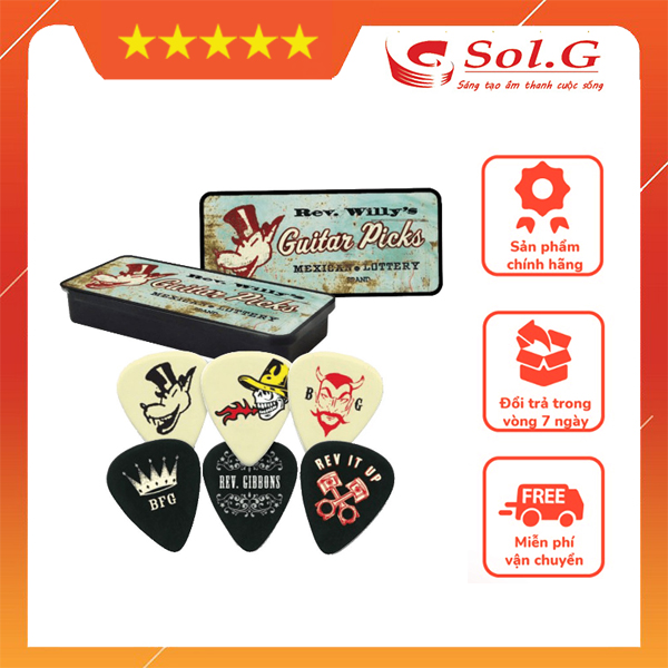 Bộ pick guitar dunlop rwt02m cao cấp - phân phối chính hãng solg