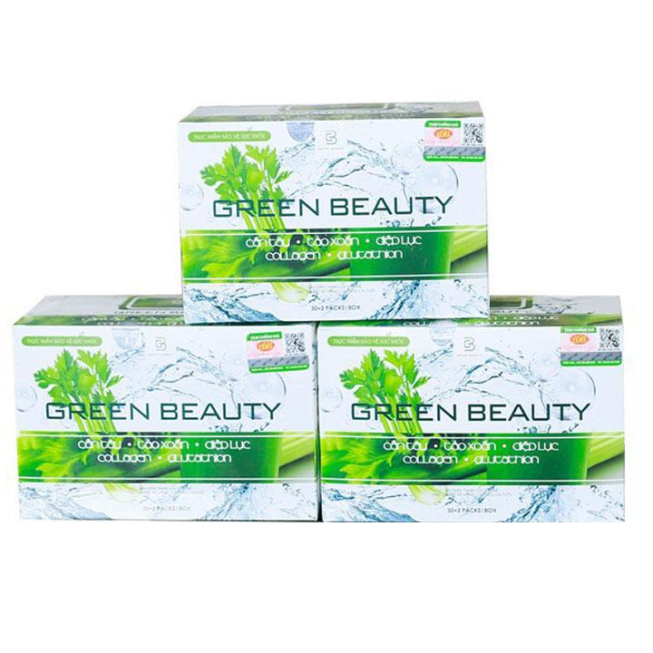 Nước ép Cần Tây Green Beauty hộp 30 gói đẹo da giữ dáng