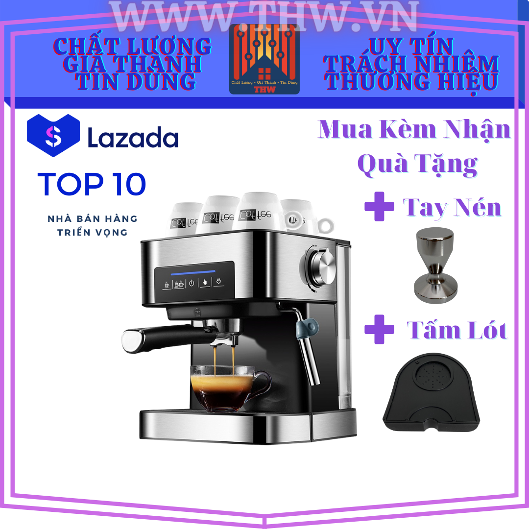 |thw| máy pha cà phê gemilai espresso italia cm6863