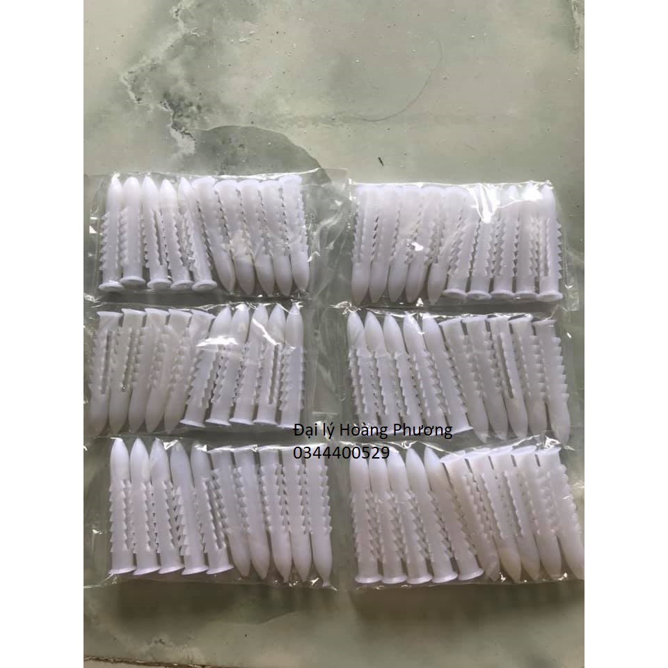 100 Tắc Kê Nhựa, Nở Nhựa 2,3,4,5,6,7( Size 12,14,16 Ở Tab Khác)