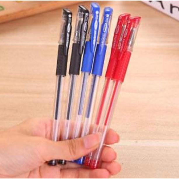 Set 100 bút bi nước văn phòng mực đều nét chữ đẹp
