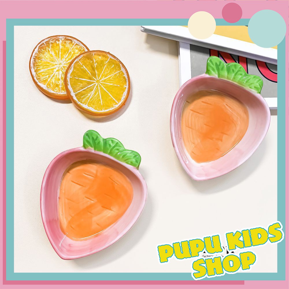 Bát ăn dặm cà rốt mini pupu kids shop