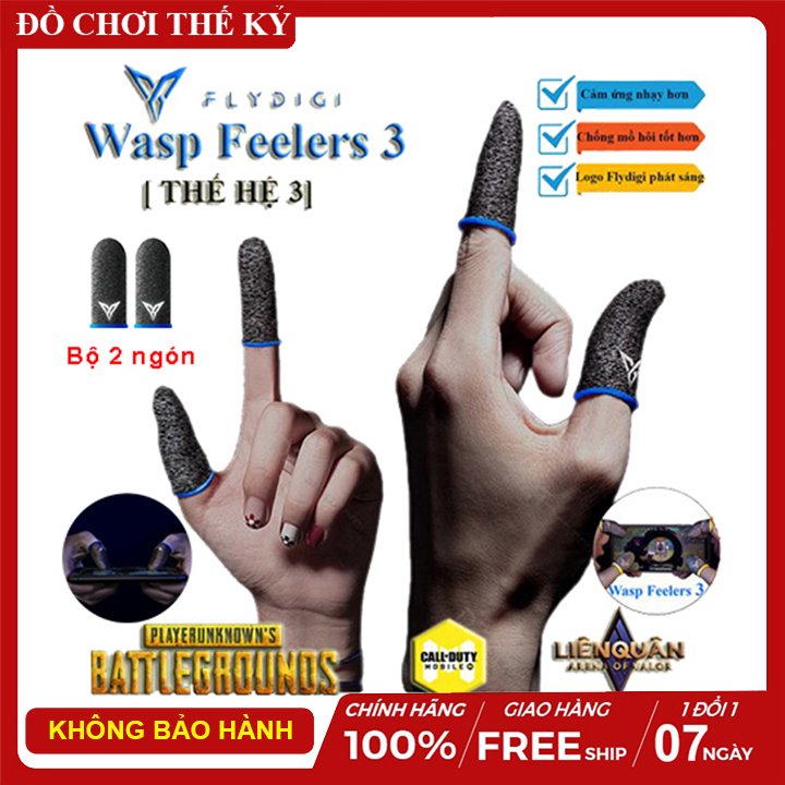 [ THẾ HỆ THỨ 3 ] Flydigi Wasp Feelers 3. Bao ngón tay ma thuật dành riêng cho điện thoại di động máy tính bảng