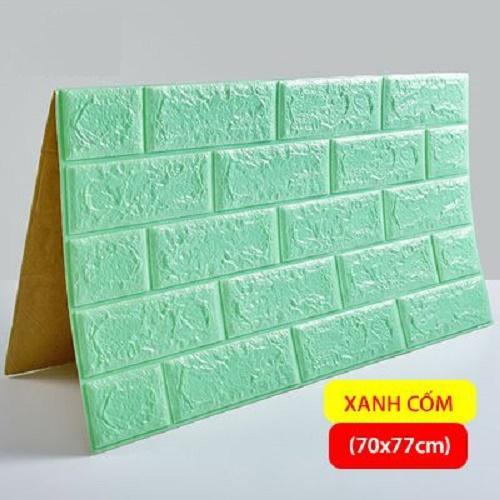 COMBO 25 Tấm Xốp Dán Tường, Miếng Dán Tường Giả Gạch Chống Nước Chất Lượng Cao