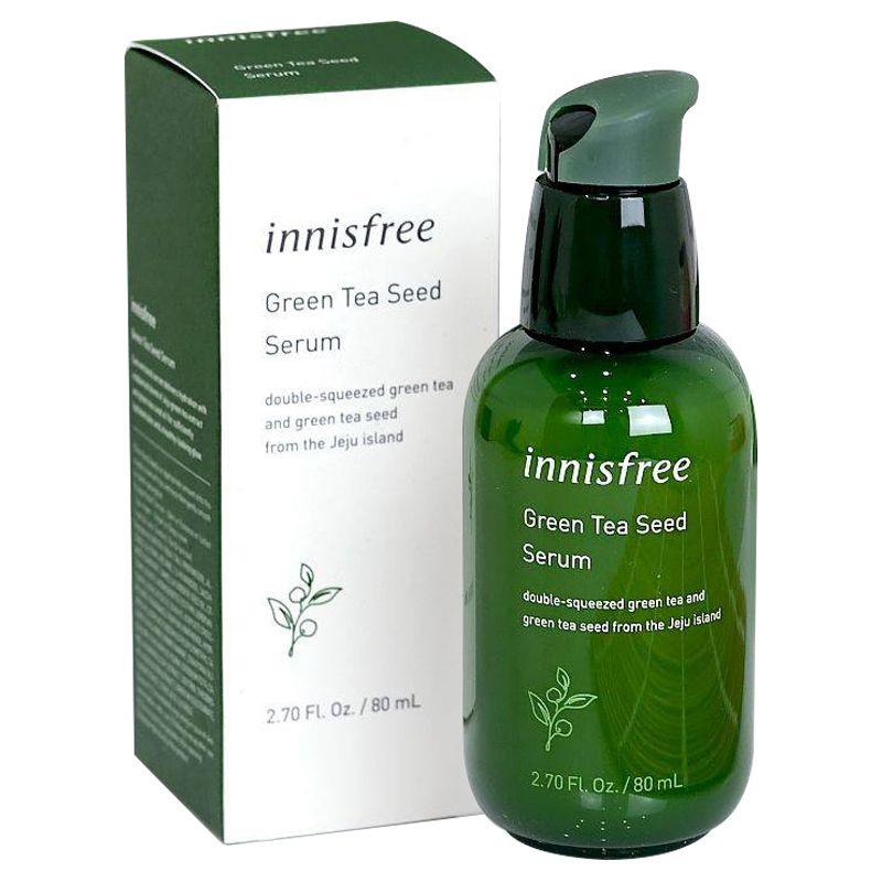 [freeship + Quà 20]Tinh Chất Dưỡng Ẩm Sâu, Phục Hồi Da Mụn Innisfree Green Tea Seed Serum The Garden dv 05