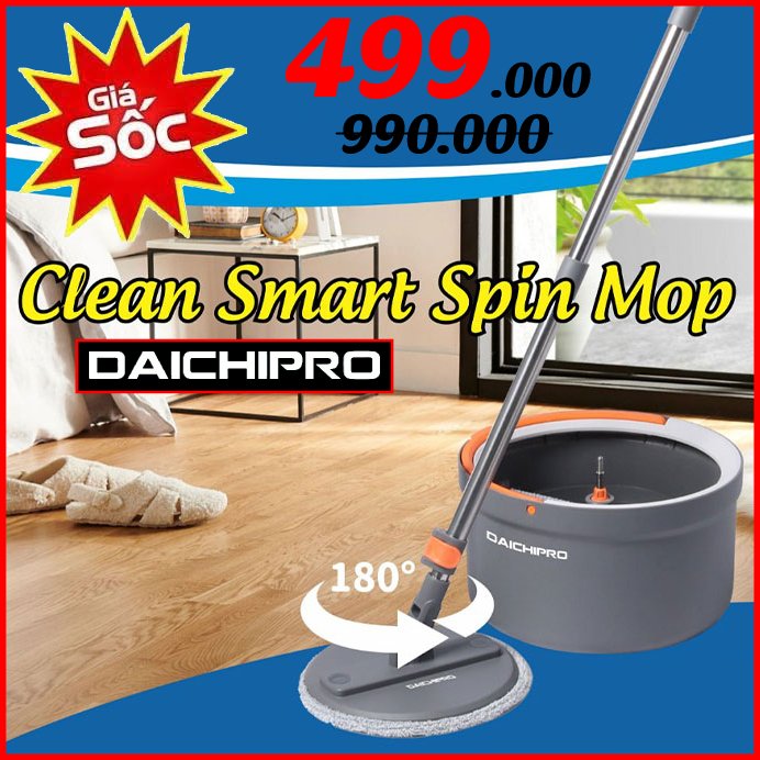 Cây lau nhà thông minh daichipro dcp-5sm, cây lâu nhà tự vắt daichipro dcp-5sm - công nghệ nhật bản.