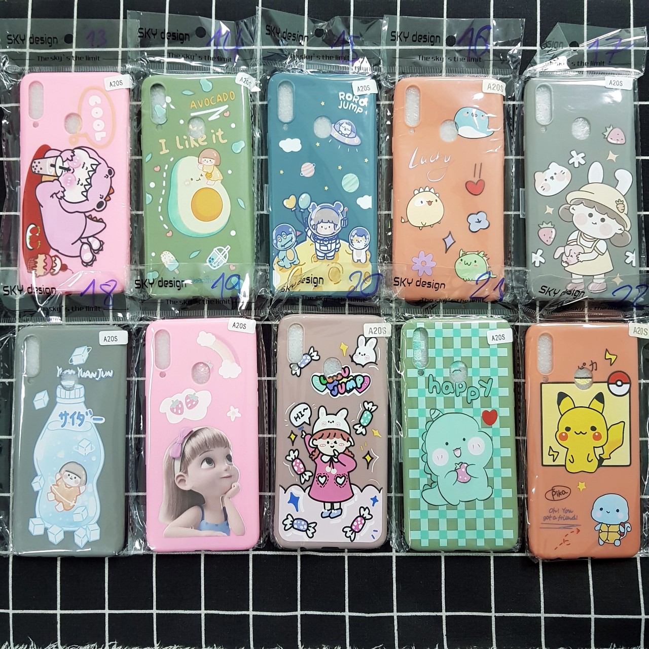 Ốp Lưng vali sam sung A20S samsung A20S Samsung Galaxy A20S cute 3d-GIAO HÀNG NGẪU NHIÊN