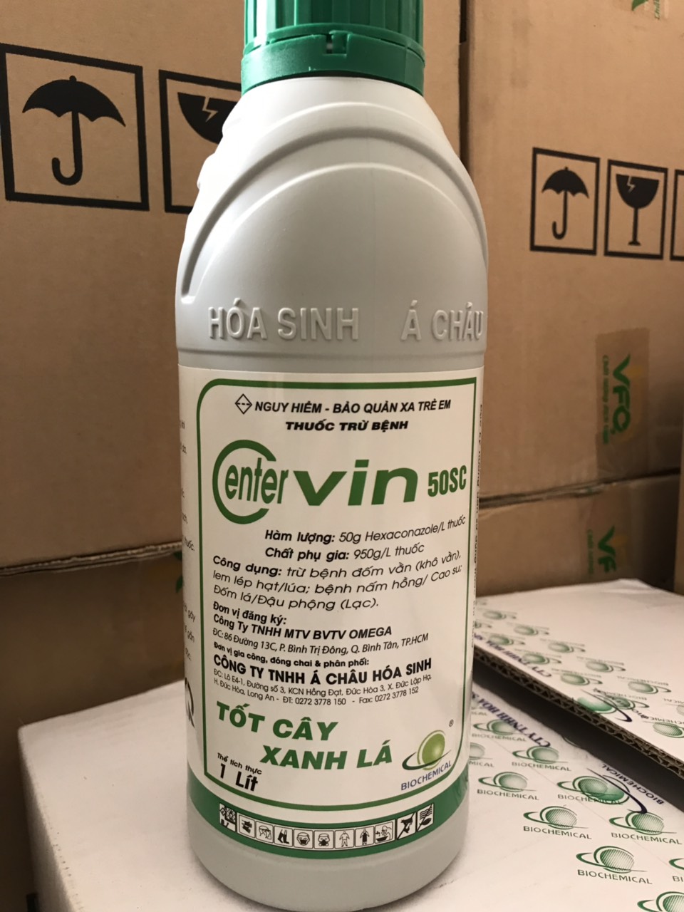 Sản phẩm trừ lem lép hạt, khô vằn, nấm hồng CENTER VIN 50SC/1LIT