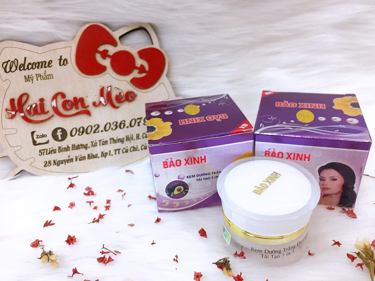 Kem dưỡng trắng da tái tạo 3in1 bảo xinh - 982