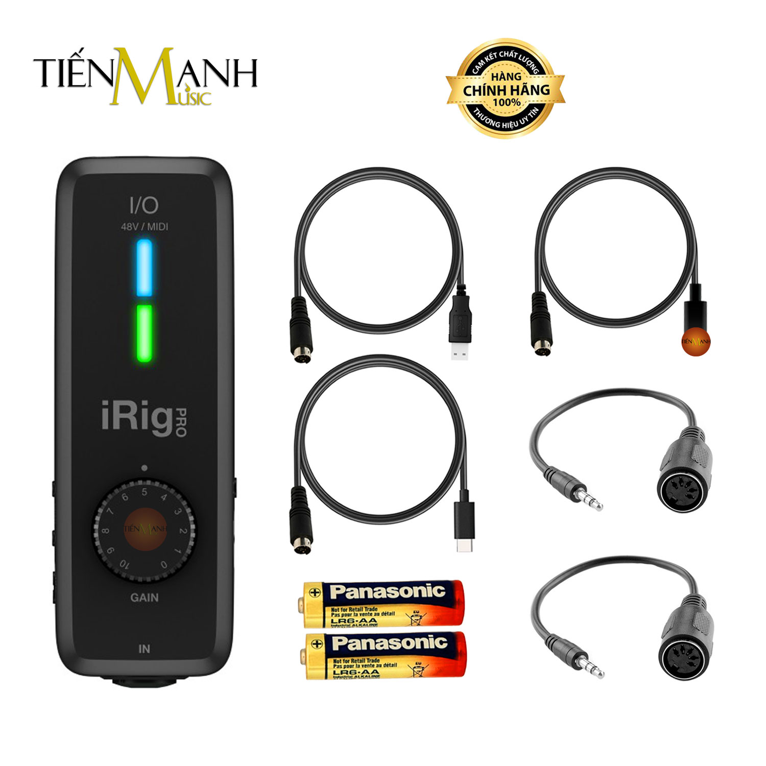 [Chính Hãng] Thiết Bị Thu Âm Và Livestream iRig Pro I/O IK Multimedia Live Điện Thoại Nối Guitar Pic