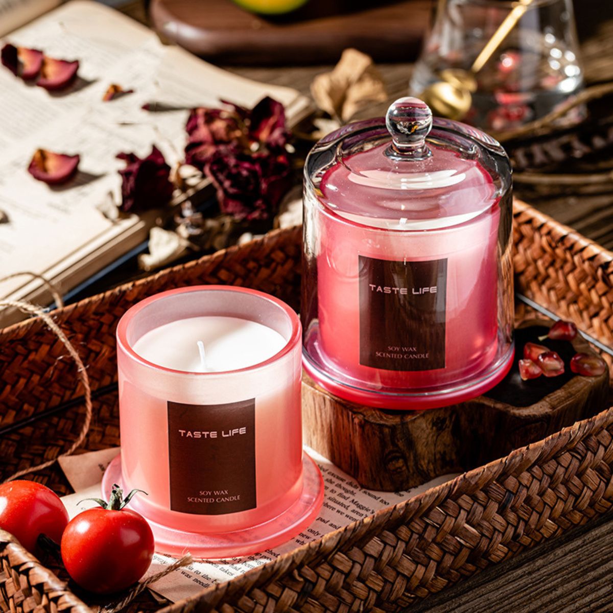 Nến thơm phòng Taste Life hàng cao cấp xuất khẩu loại 1 nến thơm decor giúp làm thơm phòng thư giãn