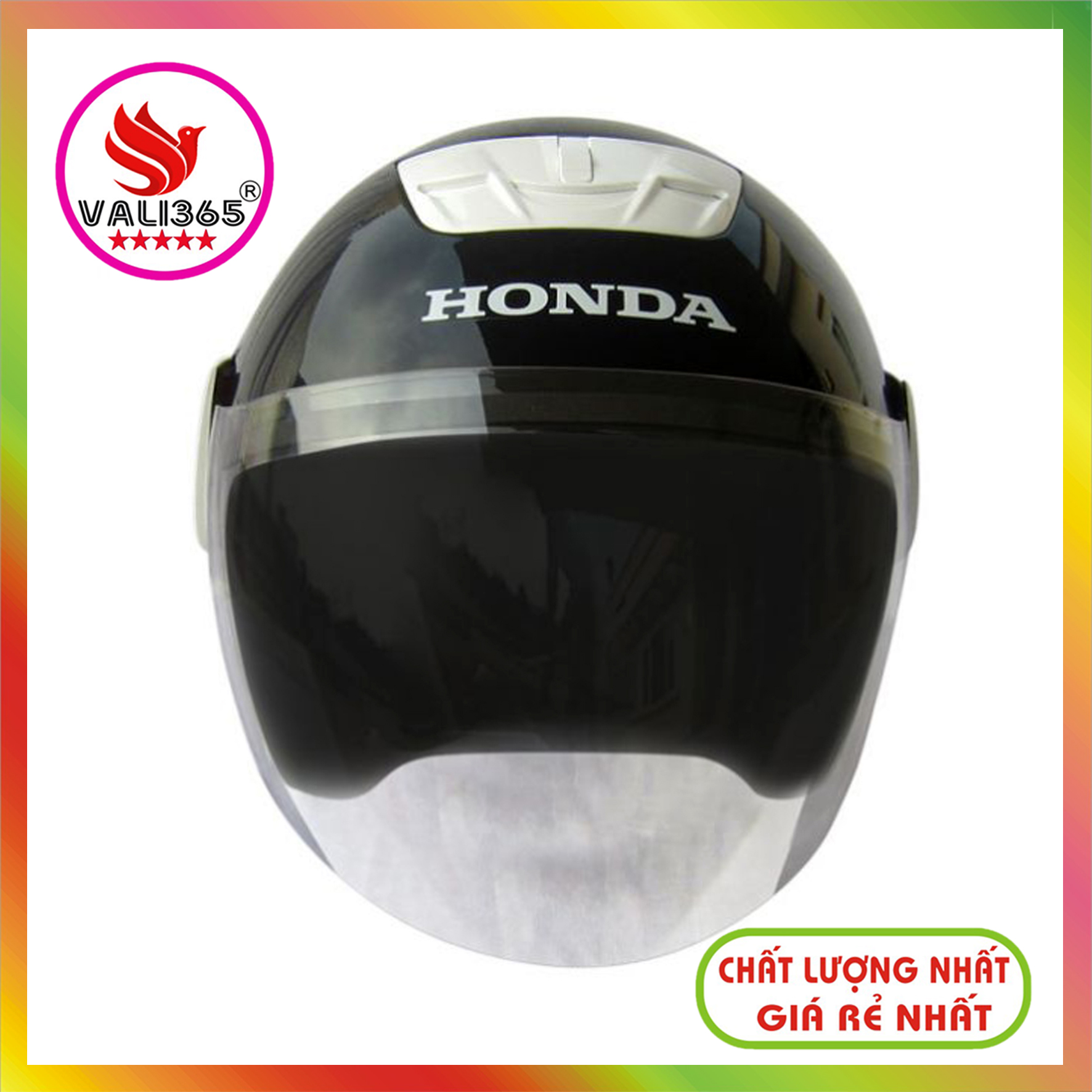 MŨ BẢO HIỂM CHÍNH HÃNG - Mũ bảo hiểm Honda cả đầu cao cấp, thời trang giá rẻ bảo vệ đầu và tính mạng của bạn, vật dụng không thể thiếu trong khi tham gia giao thông,