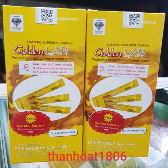 Goldenlab men vi sinh từ kim chi hàn quốc golden lab