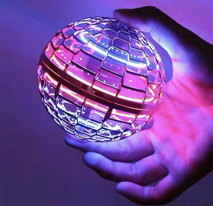 Quả cầu ma thuật phát sáng, quả cầu bay ma thuật, bóng bay ma thuật UFO đèn led đủ màu có remote - Happy Life 4Kid