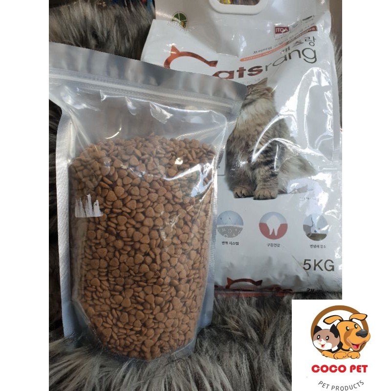 Thức Ăn Hạt CATSRANG Cho Mèo Mọi Lứa Tuổi Túi Zip 1kg