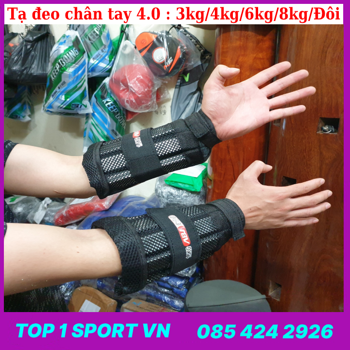 Siêu phẩm tạ đeo chân tay full bộ 5kg bản 5.0 êm chân, không tuột hot nhât hiện nay - Chất liệu thép không gỉ, vỏ vải polyeste siêu bền