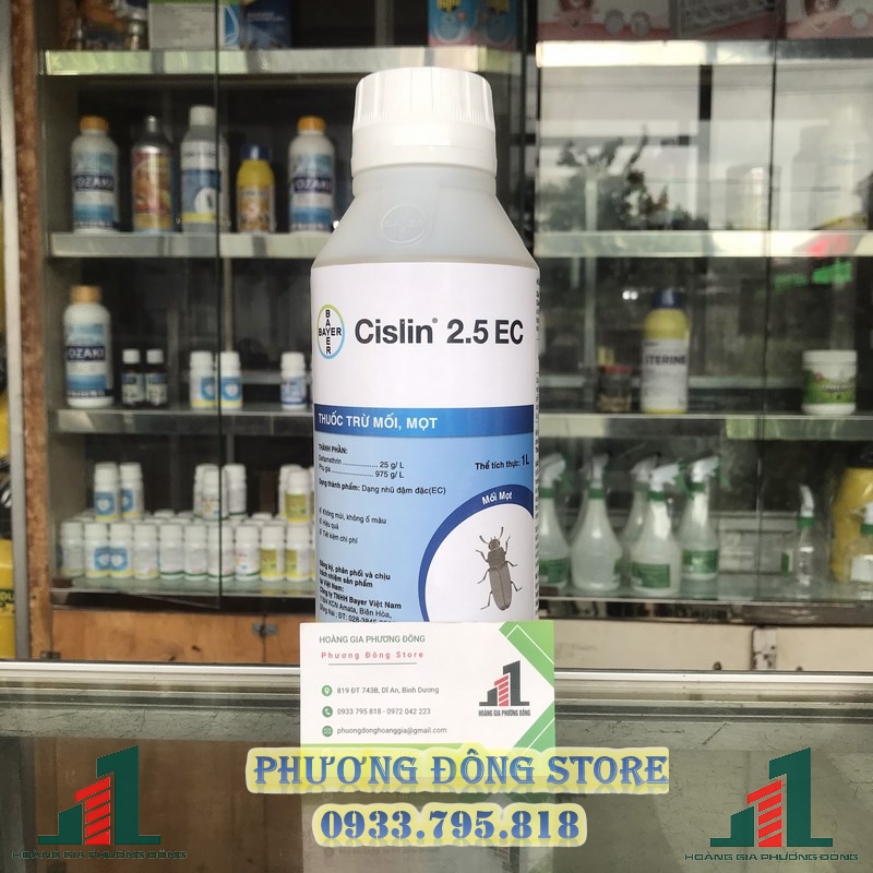 Thuốc diệt mối, mọt Cislin 2.5EC - 1 Lít Hàng Đức