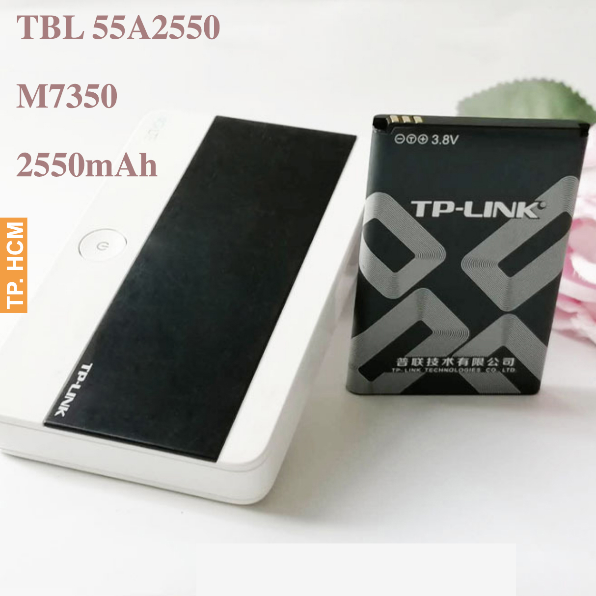 Pin cục phát wifi TPLINK M7350 và TL-TR961 2500L - mã pin TBL 55A2550 - 2550mAh