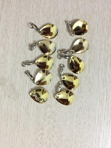 BỘ 10 THÌA XOAY LÀM MỒI CÂU CÁ LÓC - HÌNH GIỌT NƯỚC