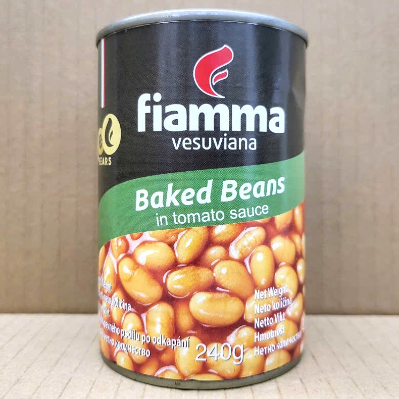 Đậu xốt cà chua fiamma baked beans in tomato sauce