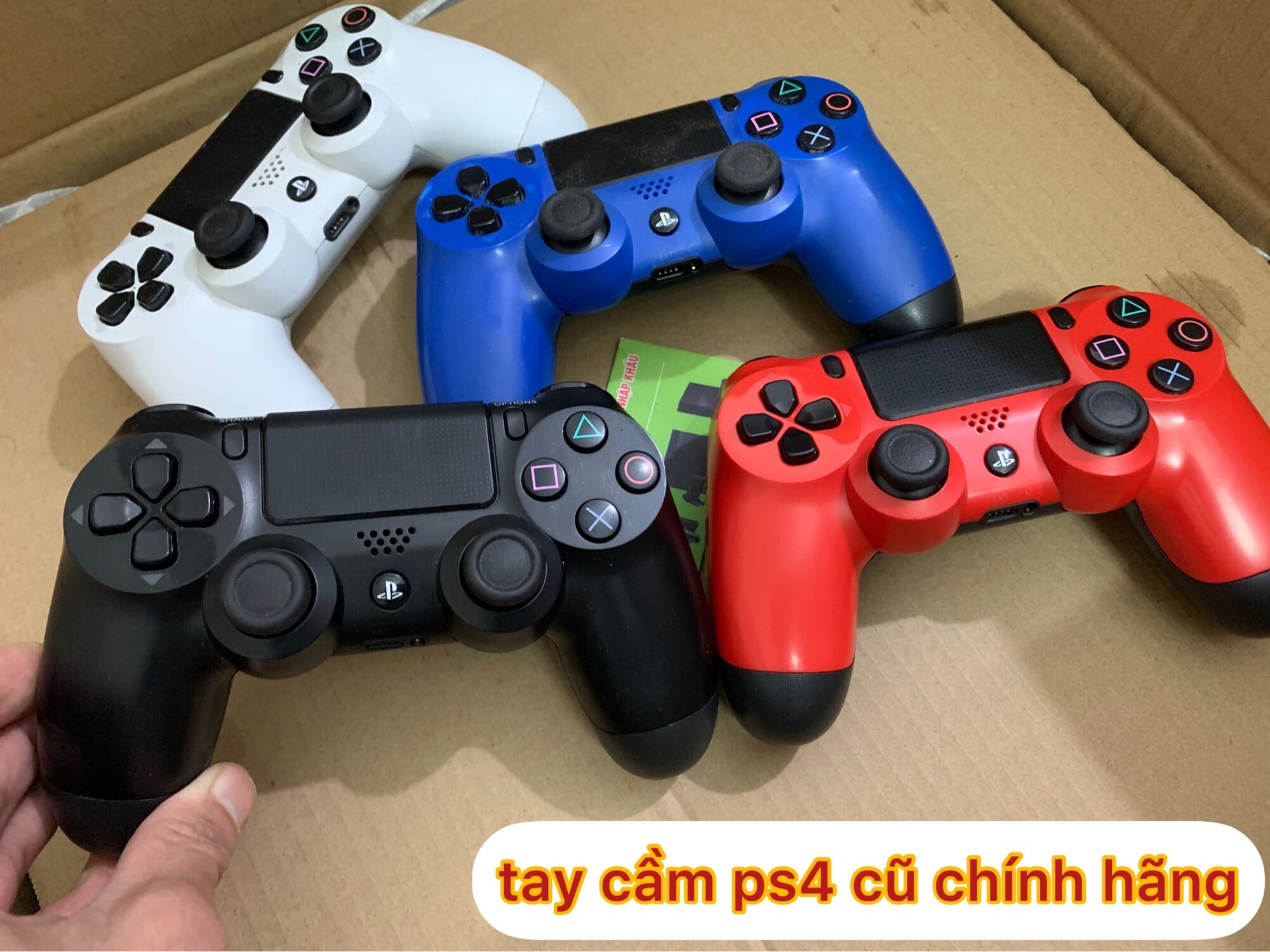 Tay cầm ps4 zin cũ chính hãng Sony màu ngẫu nhiên - 2nd - ps4 controller