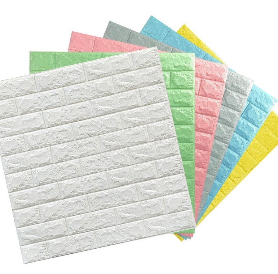 Combo 10 xốp dán tường giả gạch 3D