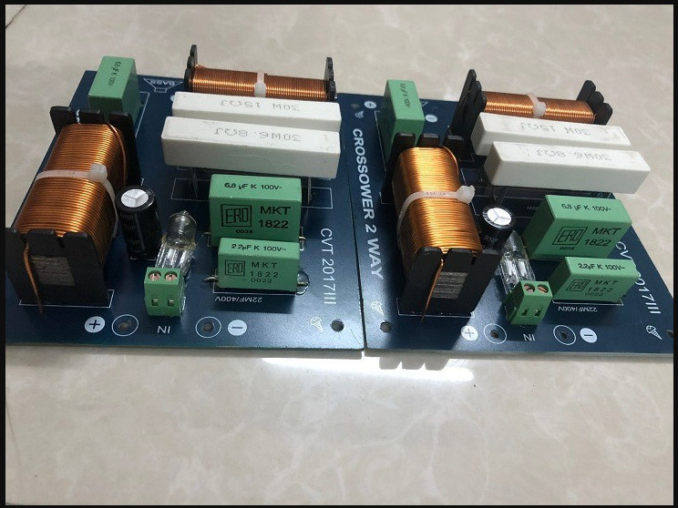 Mạch phân tần loa cvt-2017iii 2 way 1 bass + 1 treble