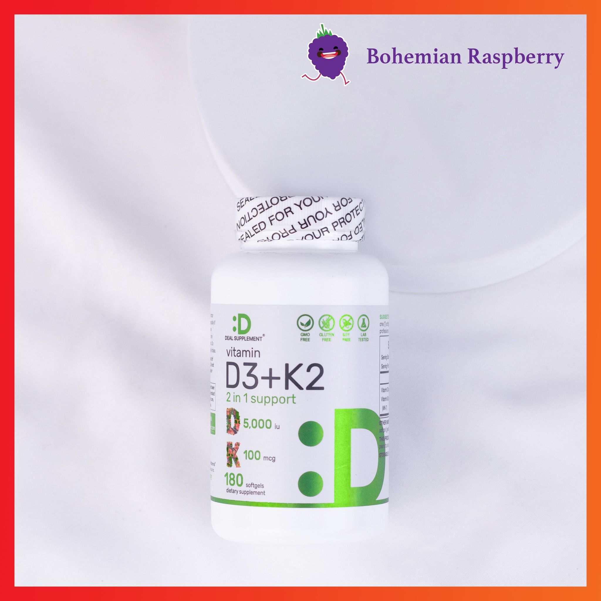 Deai suppiement vitamin d3 + k2 - viên uống bổ sung vitamin d