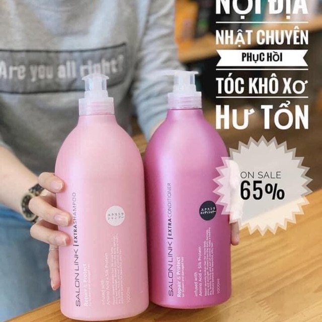 Dầu Gội, Dầu Xả Salon Link Extra Nội Địa Nhật Bản 1000ML
