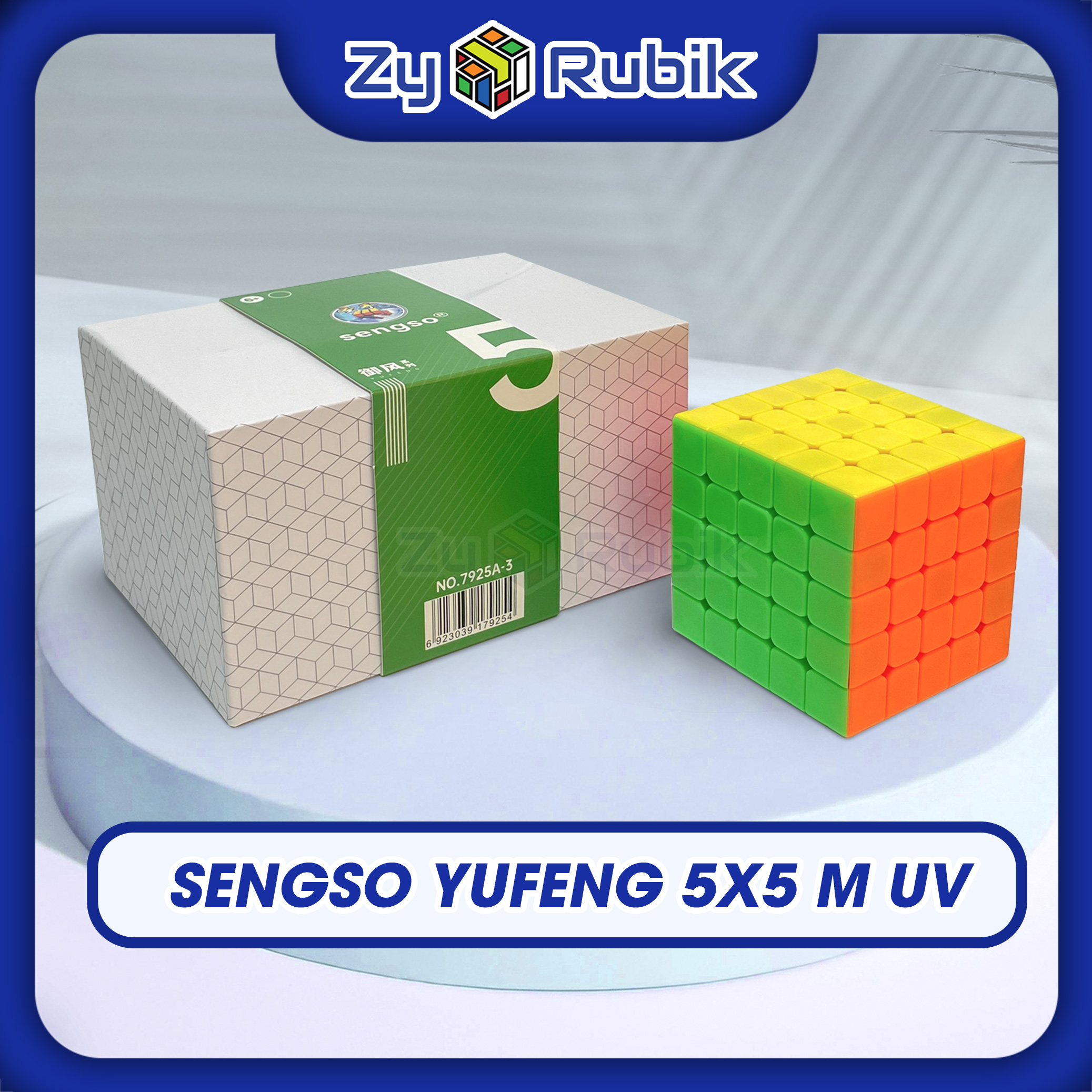 Rubik 5x5 Sengso Yufeng UV Có Nam Châm - Shengshou Yufeng 5M UV