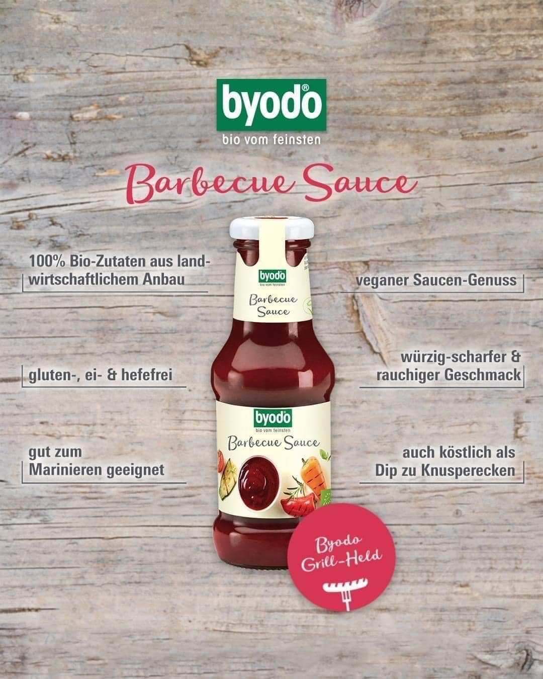 Xốt ướp nướng barbecue hữu cơ - 250gr