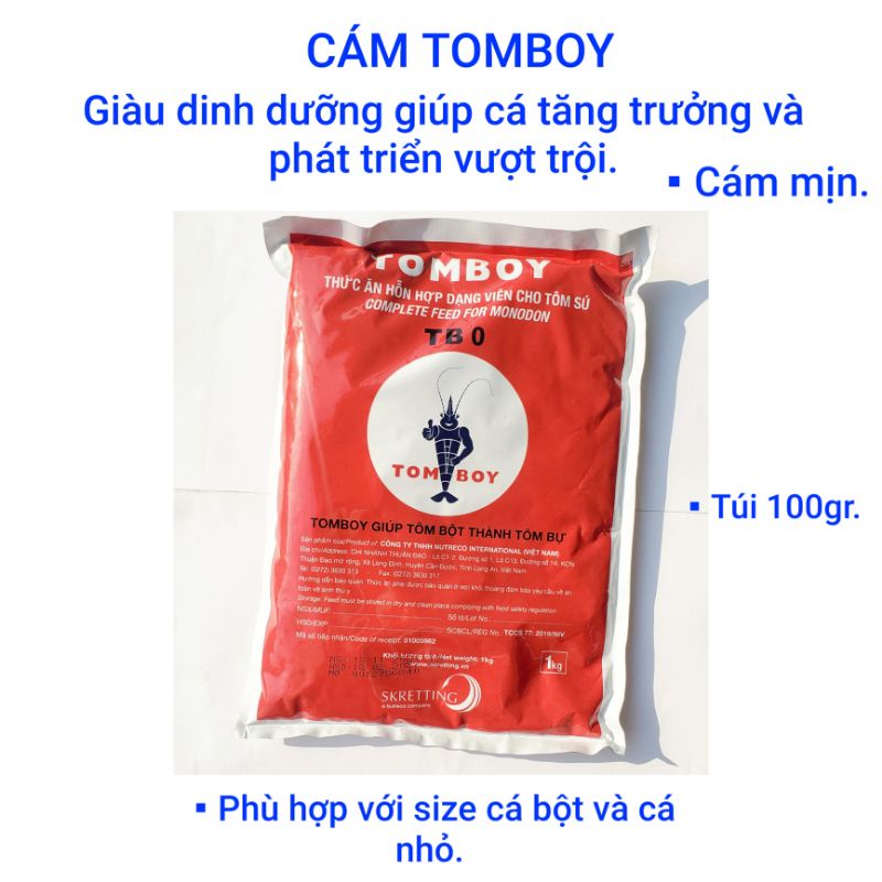 100g thức ăn cá 7 màu, betta và cá tép cảnh