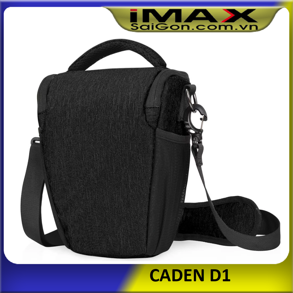 Túi máy ảnh tam giác Caden D1, màu đen