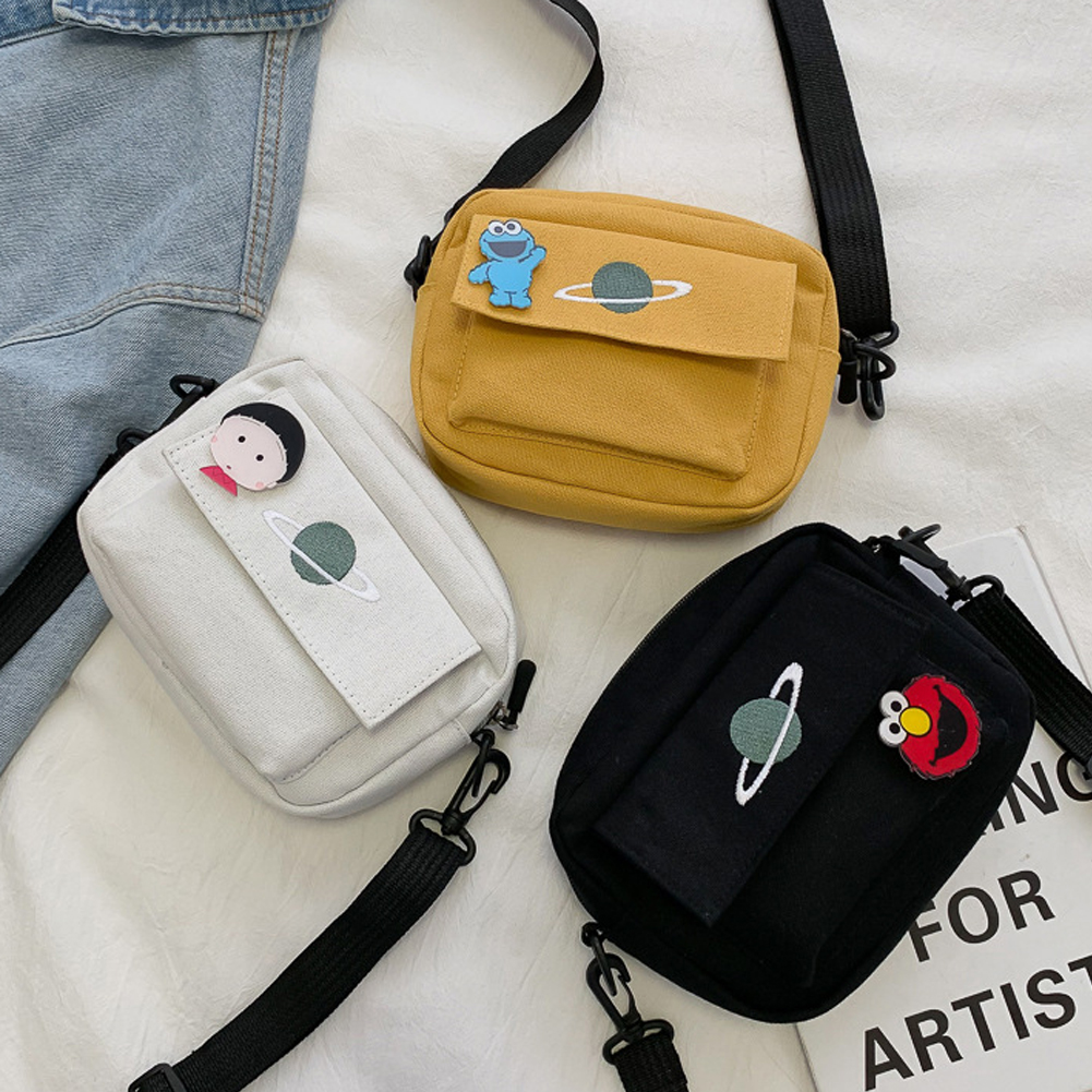 Đa năng đơn giản túi đeo chéo nữ mini hàn quốc túi xách nữ đeo chéo cute túi tote vải mềm