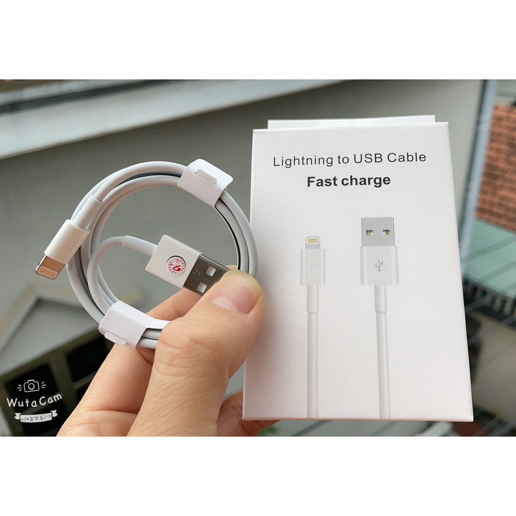 Cap04 - cáp iphone foxconn 8ic full box trắng