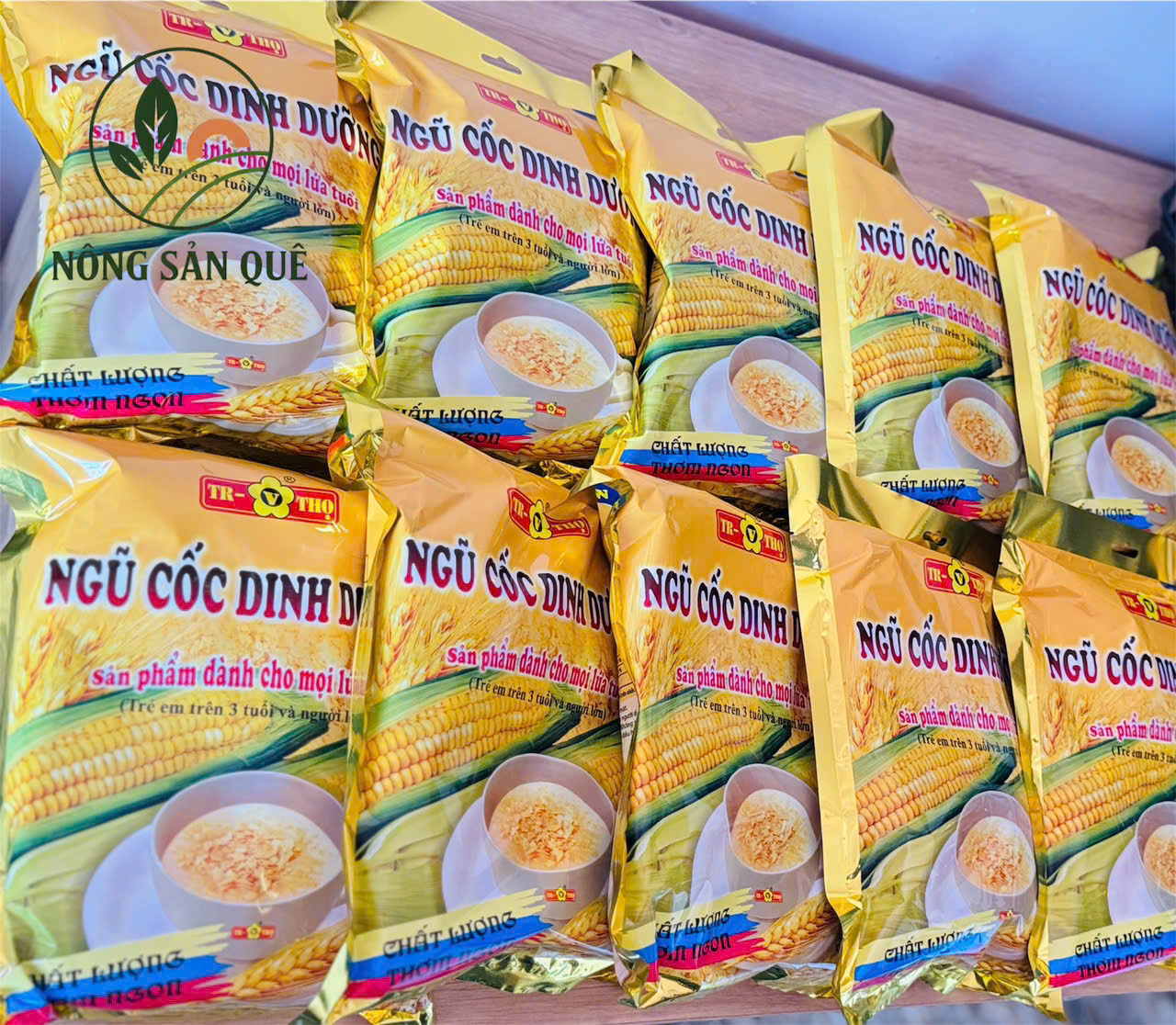 COMBO 10GÓI NGŨ CỐC DINH DƯỠNG TRƯỜNG THỌ 480G ( 20GÓIX24G). TỐT CHO SỨC KHỎE - BỔ DƯỠNG