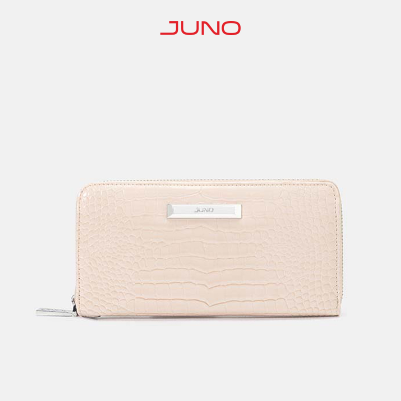Ví Nữ Cầm Tay Thời Trang JUNO Dây Kéo Kim Loại Nhiều Ngăn VI149