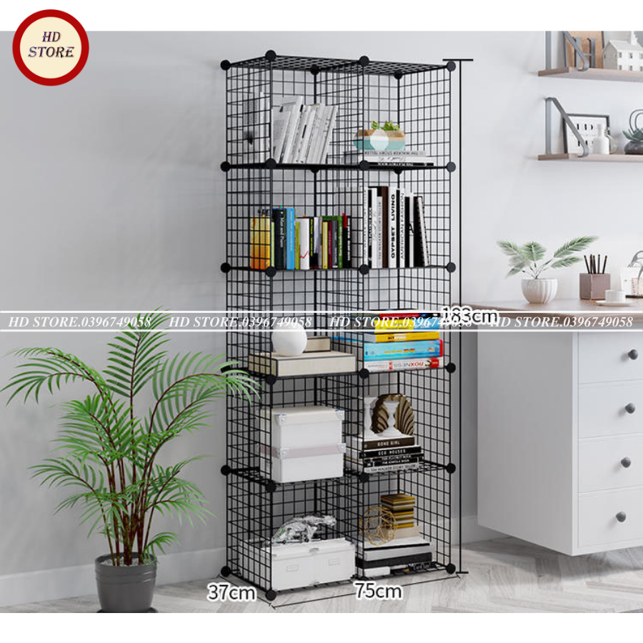 🎁tặng chốt🎁 tủ lưới sắt thép 10 ô để đồ tiện dụng, đa năng