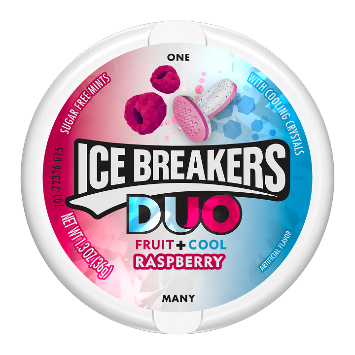 Kẹo ngậm không đường Ice Breakers hộp 36g. Nhiều mẫu