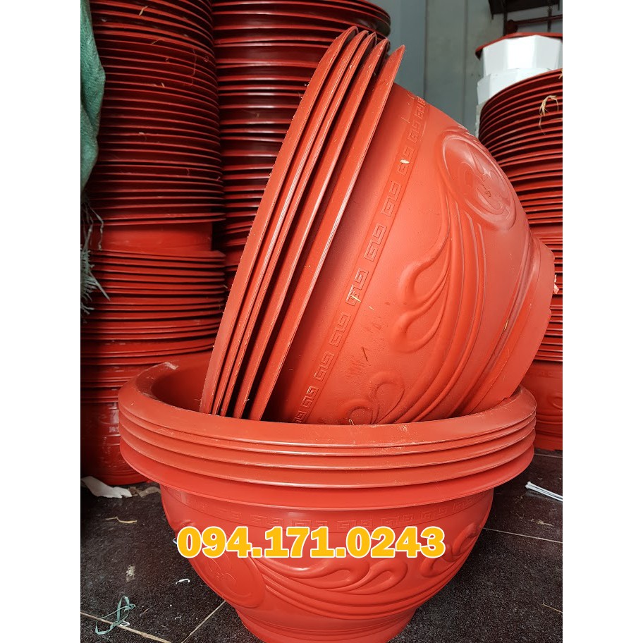 Combo 10 chậu nhựa trồng cây T48