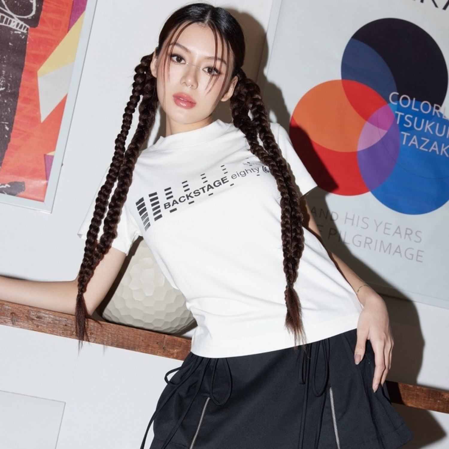 Áo thun form rộng tay ngắn Backstage88 Eighty Tee