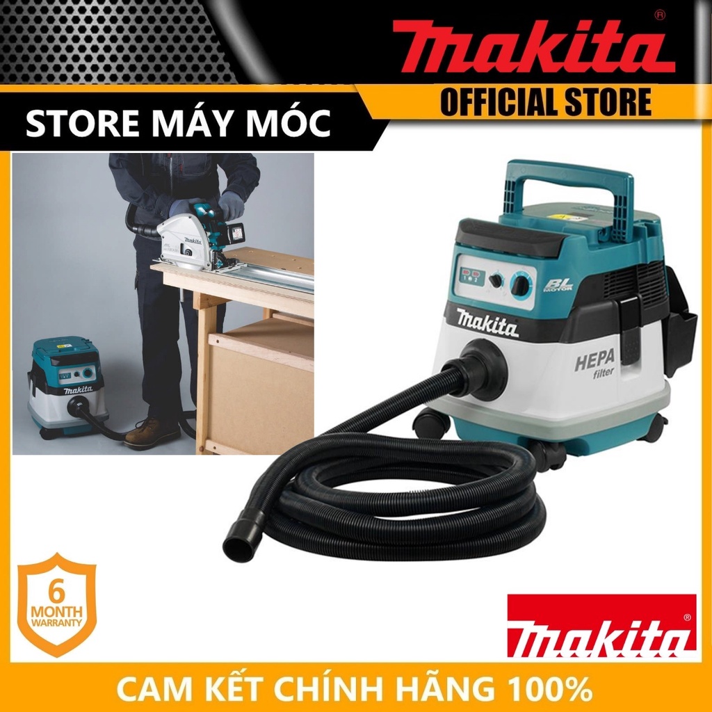 MÁY HÚT BỤI DÙNG PIN (BL)(18VX2) 90W MAKITA DVC862LRT2- HÀNG CHÍNH HÃNG