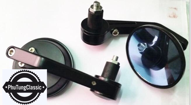 Gương gù tròn, mặt kính xanh ( 1 đôi)