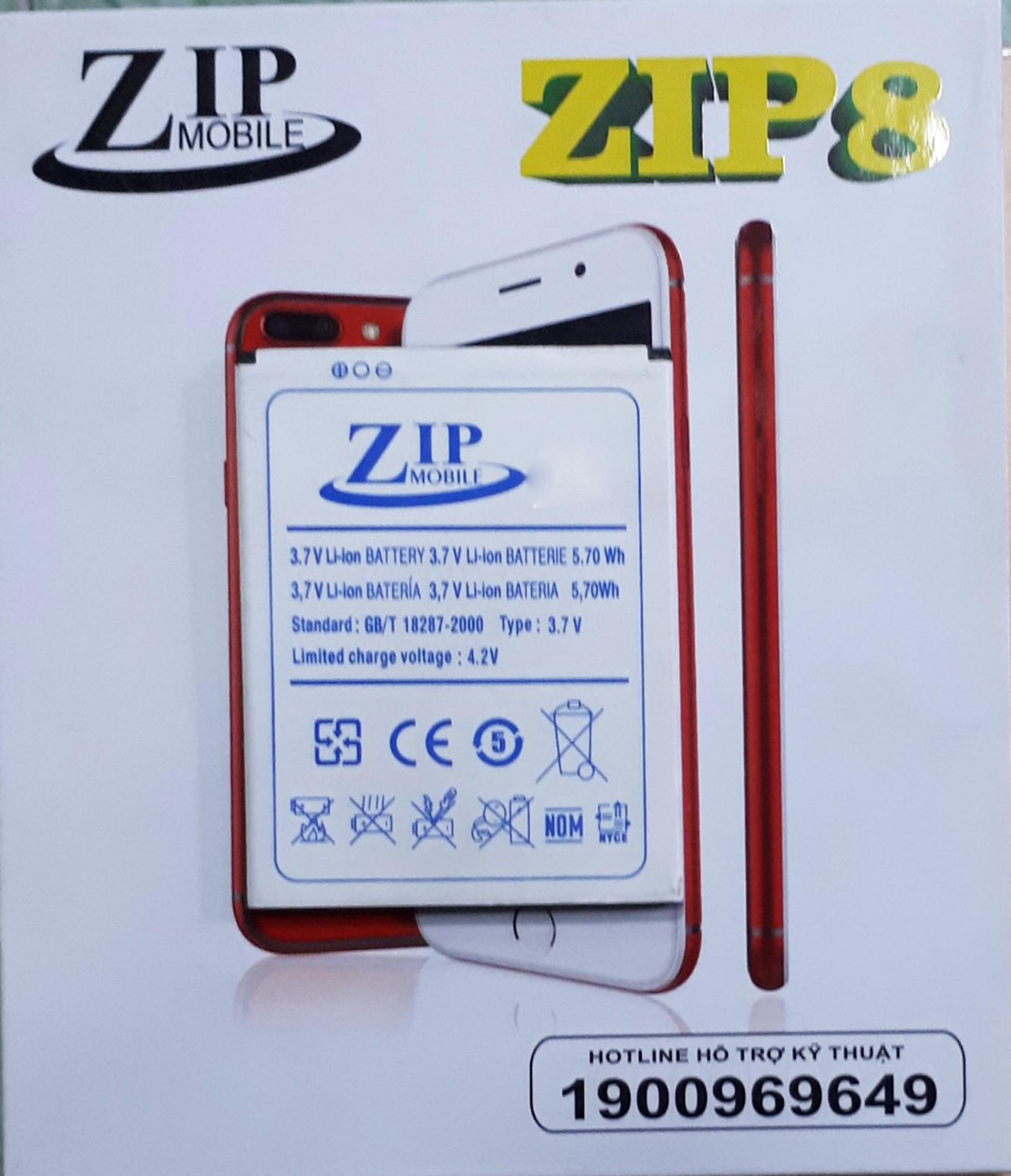 [HCM]Pin Điện Thoại Zip8,LV6+