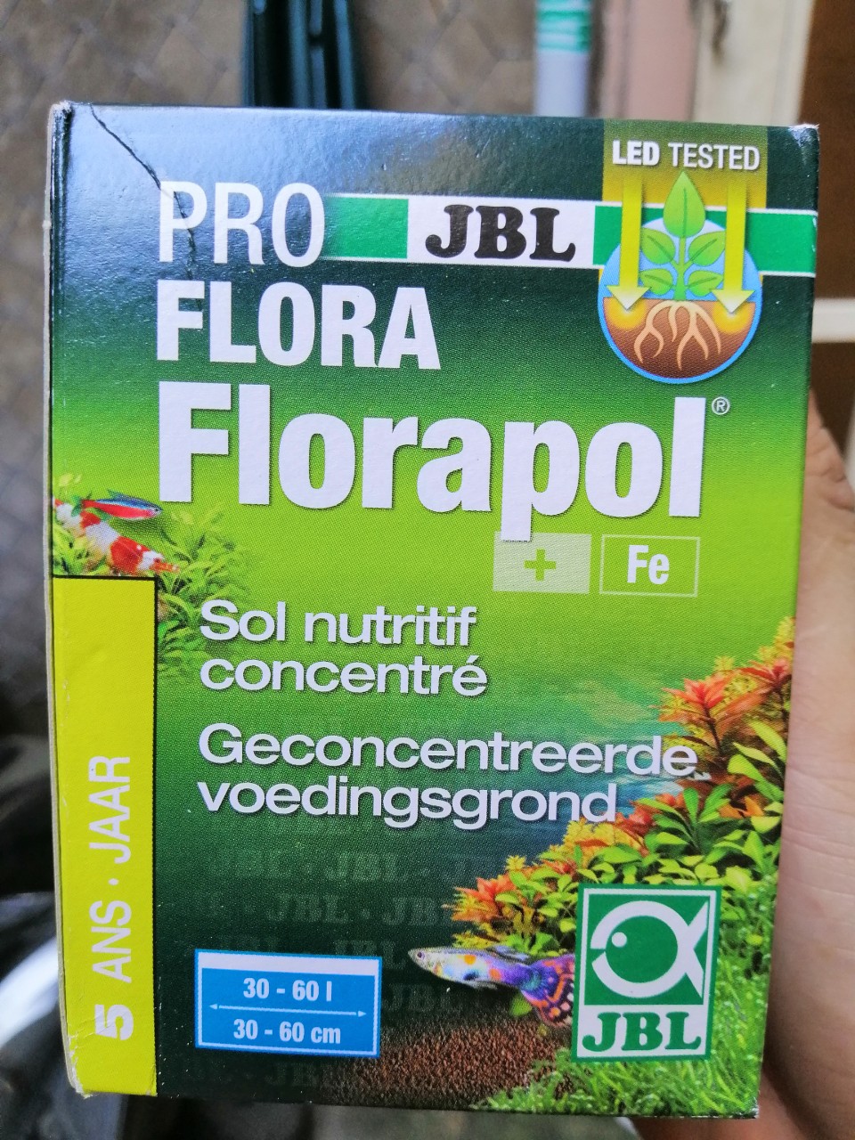 Cốt nền JBL-Florapol xuất xứ tại Đức hộp 350g dành cho hồ thủy sinh