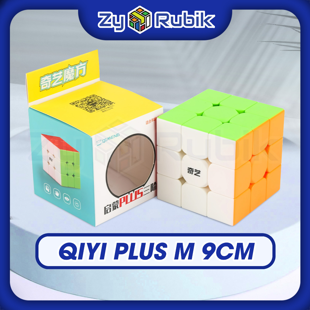 Rubik 3x3 qiyi qimeng plus 9cm 2020 stickerless - rubic 3x3 qiyi plus 9 cm đồ chơi trí tuệ - zyo rubik